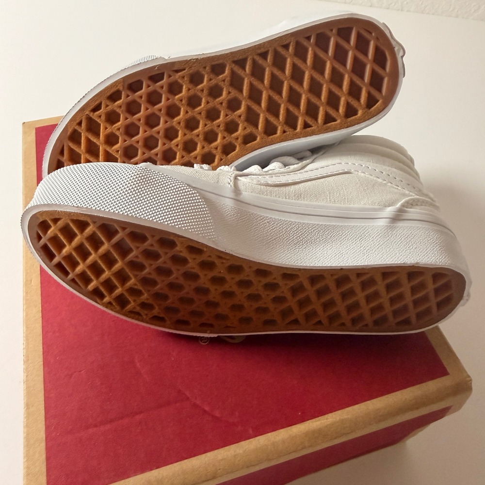 Vans Filmore Hi Kids Sneakers White Canvas High Top VN0A5HZD7HN Size 11.0 YT - Picture 6 of 9